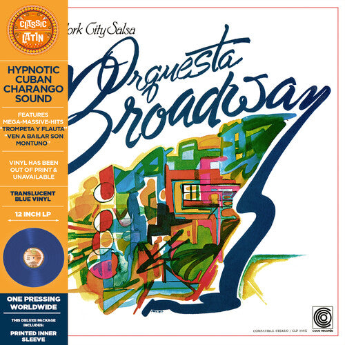 Orquestra Broadway - New York City Salsa - Translucent Blue Color Vinyl LP