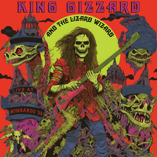 King Gizzard and the Lizard Wizard - Live at Bonnaroo '22 - Bubblegum & Sour Grape Color Vinyl LP