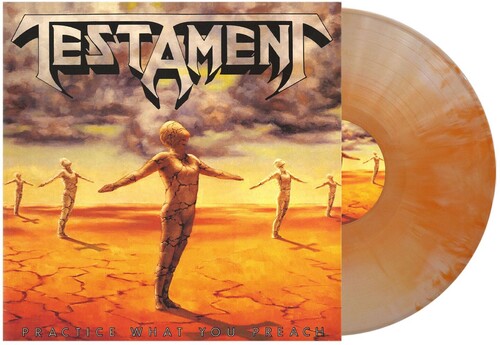 Testament - Practice What You Preach Orange Bone Swirl Color Vinyl LP